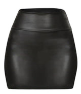 Sweet Hearts Faux Leather Pencil Skirt for Women- Midi Below Knee Office Skirt Mini Bodycon Skirt Made in USA