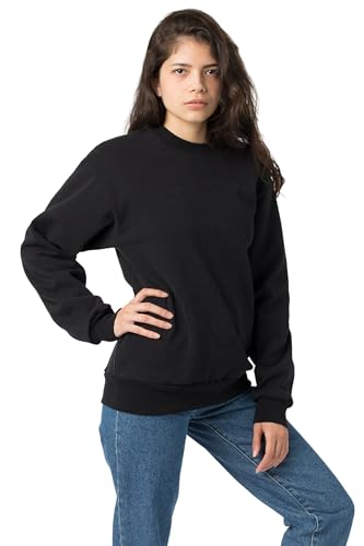 Los Angeles Apparel Heavy Fleece Crewneck Sweater (Piece Dye)