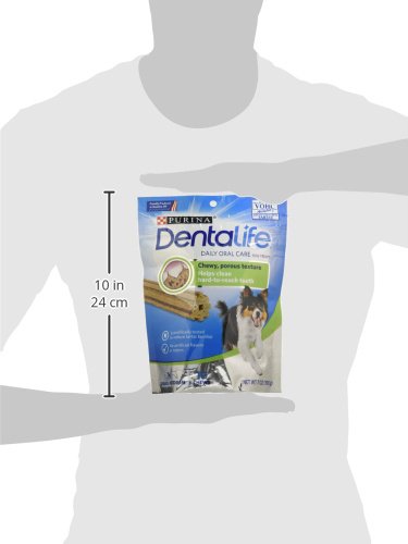 Purina Dentalife Daily Oral Care Chicken Flavor Small/Medium Breed Dog Dental Chews – 28.5 oz pouch (40ct)