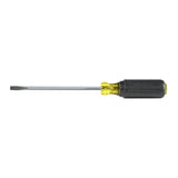 Klein Tools 605-6 1/4-Inch Cabinet Tip Screwdriver, Heavy Duty, 6-Inch, Made in USA
