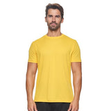 Expert Brand USA-Made Men's Oxymesh Crewneck Short Sleeve Active T-Shirt for Sports Hiking Running Gym