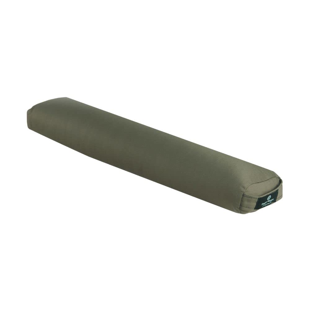 Hugger Mugger Pranayama Yoga Bolster - Very Firm, use Under Length of Spine for Deeper Breathing or Under Ankles, Handmade in The USA