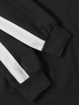 Hat and Beyond Mens Premium USA Made Striped Track Suit Athletic Casual Running Workout Sweat Suit Combo Track Jacket & Pant