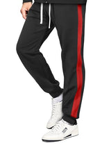 Hat and Beyond Mens Premium USA Made Striped Track Suit Athletic Casual Running Workout Sweat Suit Combo Track Jacket & Pant