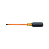 Klein Tools 602-4-INS 1/4-Inch Cabinet Tip Insulated Screwdriver, 4-Inch, Made in USA