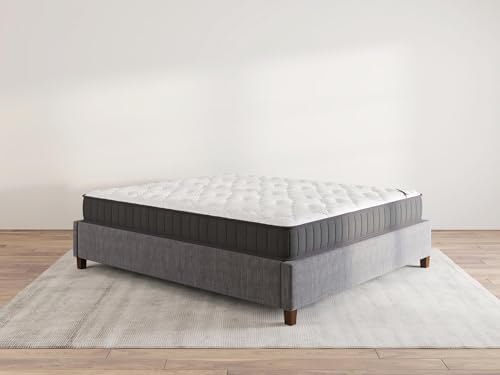 Ottomanson 9" Queen Mattress in a Box Made in USA, Medium-Firm Mattress, Hybrid Mattress Cool Improved Airflow with Edge to Edge Pocket Coil, Bed in A Box, Ottopedic