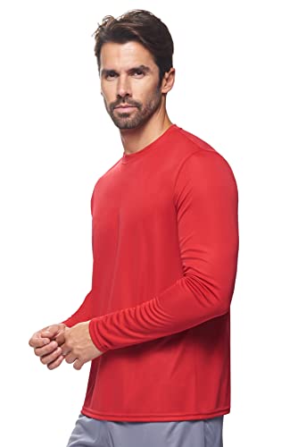 Expert Brand USA-Made Men's Drimax Long-Sleeve Active Shirt for Training Gym Hiking Workout