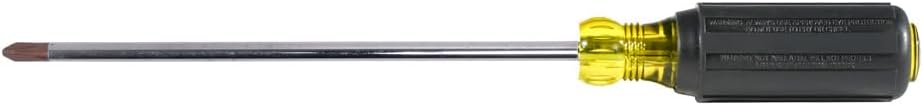 Klein Tools 85742 Screwdriver Set, Made in USA, 3/16 Cabinet and #2 Phillips Precision Machined Tips, Cushion-Grip Handles, Round Shank, 2-Piece