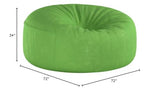 Chill Sack Bean Bag Chair: Giant 6' Memory Foam Furniture Bean Bag - Big Sofa with Soft Micro Fiber Cover, Charcoal