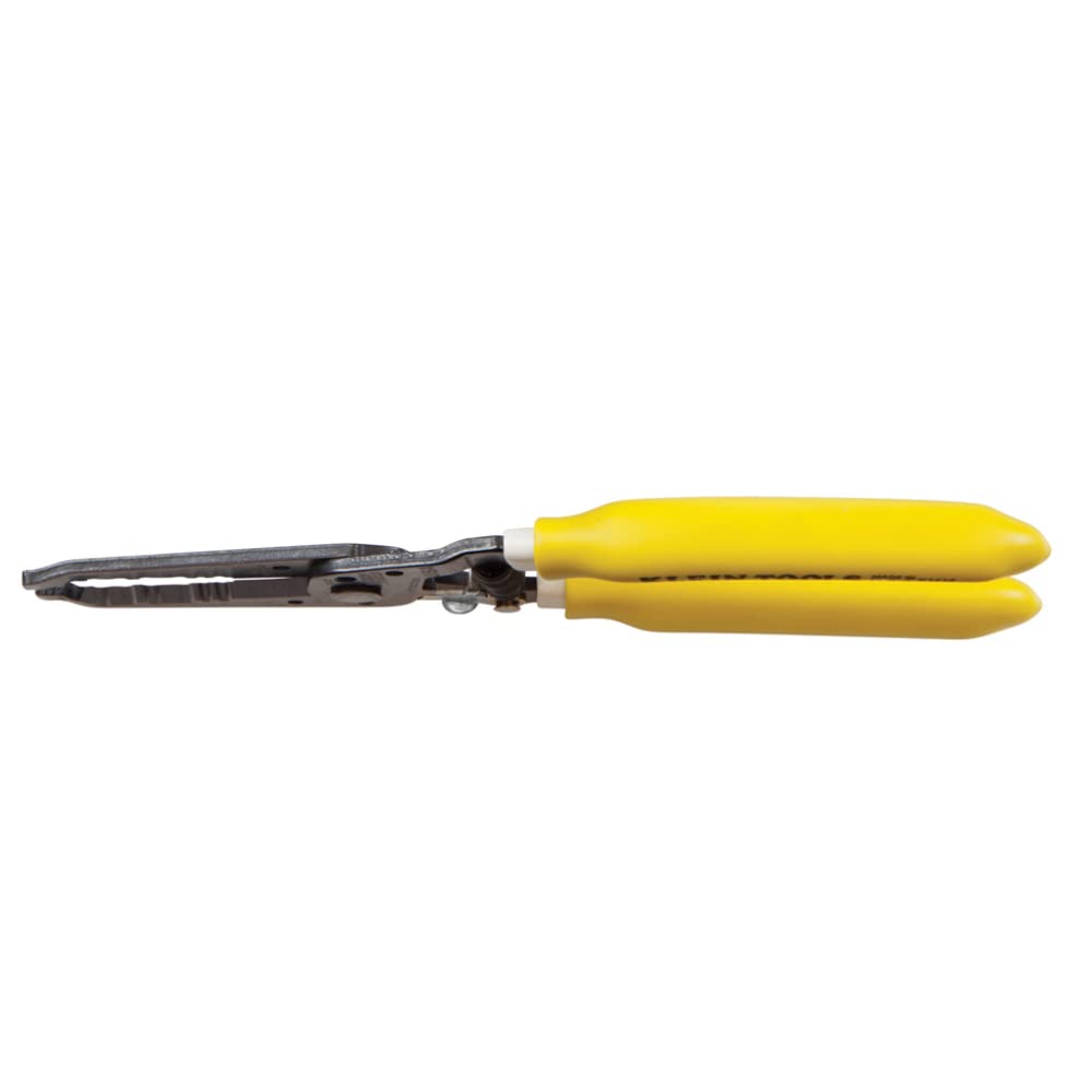 Klein Tools K1412 Wire Cutter / Wire Stripper, Made in USA, Dual NM Cable Stripper / Cutter Cuts Solid Copper Wire, Strips 12 and 14 AWG Solid Wire