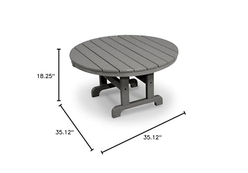 Trex Outdoor Furniture Cape Cod Round 36" Conversation Table - Thumbnail 2