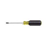 Klein Tools 603-4B No. 2 Wire Bending Phillips Round Shank Tip Screwdriver, Made in USA, Black/Yellow, Small