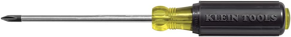Klein Tools 85484 Screwdriver Set, Made in USA, Mini Slotted and Phillips Screwdrivers with Tip-Ident and Premium Chrome Plated Shafts, 4-Piece
