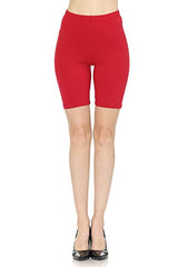 7Wins JJJ Women's Solid Cotton Yoga Burmuda Leggings Knee Length