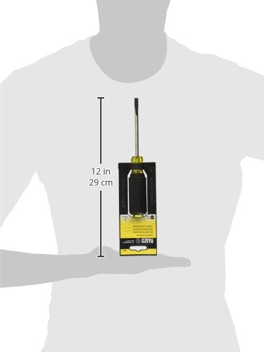 Klein Tools 605-6 1/4-Inch Cabinet Tip Screwdriver, Heavy Duty, 6-Inch, Made in USA