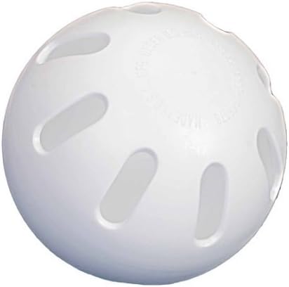 WIFFLE Ball Baseballs Official Size (12 Pack) with Bonus NOIS Tissue Pack