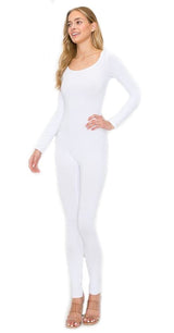 7Wins JJJ Women Catsuit Cotton Long Sleeve Yoga Bodysuit Jumpsuit/Made in USA