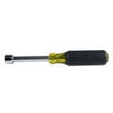 Klein Tools 647 Tool Set, Made in USA, Nut Drivers Sizes 3/16, 1/4, 5/16, 11/32, 3/8, 7/16, 1/2-Inch, Chrome-Plated 6-Inch Shafts, Cushion Grip, 7-Piece