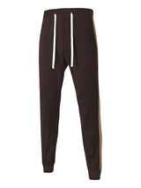 Hat and Beyond Mens Made in USA Premium Track Jacket & Pants Striped Sweatsuit Athletic Casual Essentials Gym