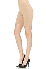 7Wins JJJ Women's Solid Cotton Yoga Burmuda Leggings Knee Length