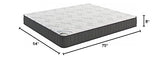 Ottomanson 13" Full Mattress in a Box Made in USA, Medium-Firm Mattress, Hybrid Mattress Cool Improved Airflow with Edge to Edge Pocket Coil, Bed in A Box, Ottopedic