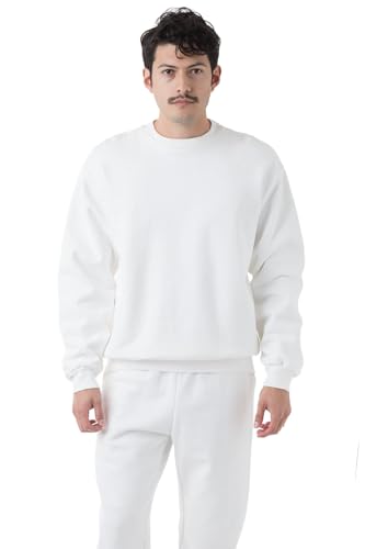 Los Angeles Apparel Heavy Fleece Crewneck Sweater (Piece Dye)