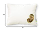 Millet Japanese Bed Pillow - Organic Cotton, Vegan, Premium Quality - Made in USA -14" x 20" - Neck Bed Body Floor Cushion Insert Couch Throw Bolster - Organic Eco Friendly Fabric and Fill