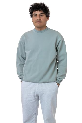 Los Angeles Apparel Heavy Fleece Crewneck Sweater (Garment Dye 2)