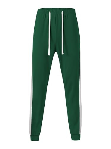 Hat and Beyond Mens Made in USA Premium Track Jacket & Pants Striped Sweatsuit Athletic Casual Essentials Gym