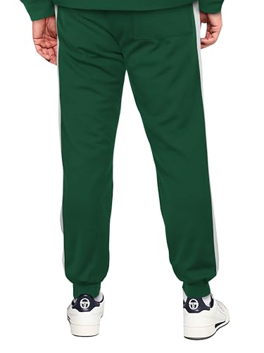 Hat and Beyond Mens Premium USA Made Striped Track Suit Athletic Casual Running Workout Sweat Suit Combo Track Jacket & Pant