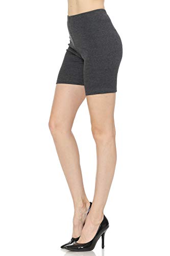 7Wins JJJ Women's Solid Cotton Yoga Burmuda Leggings Knee Length