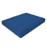 Bean's ZABUTON Meditation Cushions - Colorful Cotton Yoga Prayer Zen Kneeling Pad Base for Zafu Pillow - Medium & Large - Traditional Natural Recycled Cotton Fill - Floor Sitting Comfort - Made in USA