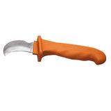Klein Tools 1580-3 Skinning Knife, Made in USA, Ergonomic Handle With Oversized Ring, 2-Inch Fixed Klein Kurve Blade