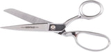 Klein Tools 208K Scissors, Made in USA, Bent Trimmer with Knife Edge for Easy Fabric Table Top Cutting, 8-Inch