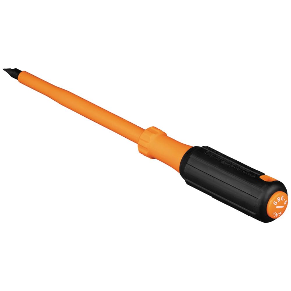 Klein Tools 85073INS Insulated Screwdriver Set features 1000V Phillips, Slotted and Square Tips, Cushion Grip Handles, 3-Piece
