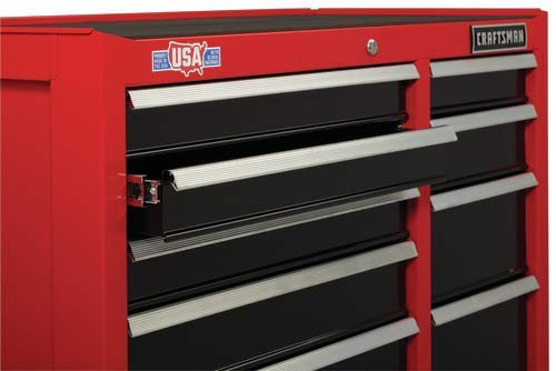 CRAFTSMAN S2000 52IN 10-DRAWER CABINET W/TRAY & HOLDER BK (CMST352102BK)