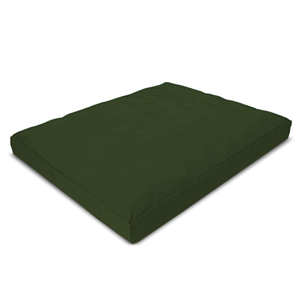 Bean's ZABUTON Meditation Cushions - Colorful Cotton Yoga Prayer Zen Kneeling Pad Base for Zafu Pillow - Medium & Large - Traditional Natural Recycled Cotton Fill - Floor Sitting Comfort - Made in USA