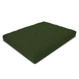 Bean's ZABUTON Meditation Cushions - Colorful Cotton Yoga Prayer Zen Kneeling Pad Base for Zafu Pillow - Medium & Large - Traditional Natural Recycled Cotton Fill - Floor Sitting Comfort - Made in USA