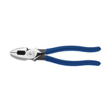 Klein Tools D213-9NE Pliers, Made in USA, 9-Inch Side Cutters, High Leverage Linesman Pliers Cut Copper, Aluminum and other Soft Metals