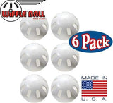 WIFFLE Ball 6 Baseballs Official Size 6 Pack Ball 32" Bats 2 Pack Bundle Set, NOIS Tissue Pack Included