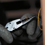 Klein Tools J207-8CR Needle Nose Pliers are All-Purpose Linesman Pliers, Made in USA, Crimping, Looping, Cutting, Stripping, Crimping, Shearing