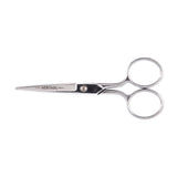 Klein Tools G405LR Scissors, Made in USA, Embroidery Scissor with Large Ring, Great for Sewing, Fabric, Electronics, More, 5-Inch