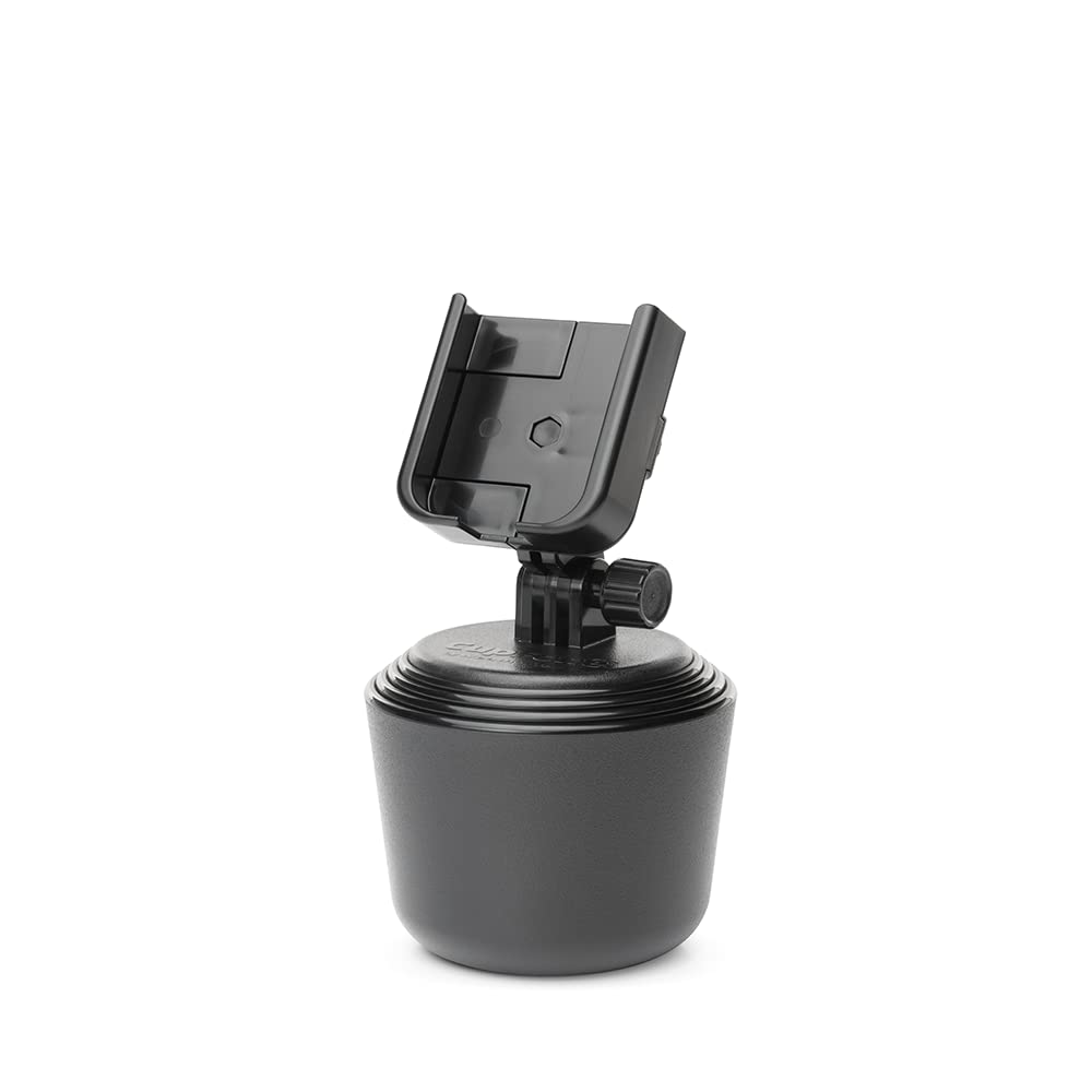 WeatherTech CupFone – Adjustable, Universal Cup Holder Phone Mount Accessory for Car – Compatible with iPhone & Other Smartphones – Open Access Design for Cell Phone Charging
