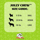 Jolly Pets Flex-N-Chew Bobble Orange Large 3 in (JTJB03)