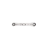 Klein Tools 68200 Ratcheting Box Wrench, Made in USA, 1/4-Inch x 5/16-Inch with Reverse Ratcheting and Chrome Plated Finish