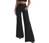 Hybrid & Company Womens Super Comfy Flowy Wide Leg Palazzo Pants Made in USA