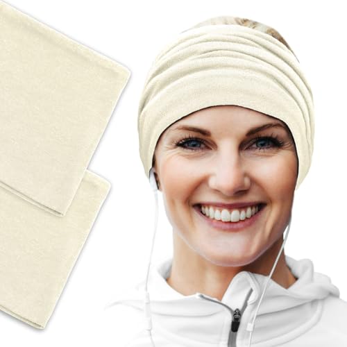 Women's Cotton Headbands Sweatbands 5" Wide Sports Fitness Yoga Fashion Made in USA