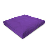 Bean's ZABUTON Meditation Cushions - Colorful Cotton Yoga Prayer Zen Kneeling Pad Base for Zafu Pillow - Medium & Large - Traditional Natural Recycled Cotton Fill - Floor Sitting Comfort - Made in USA