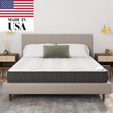 Ottomanson 9" Queen Mattress in a Box Made in USA, Medium-Firm Mattress, Hybrid Mattress Cool Improved Airflow with Edge to Edge Pocket Coil, Bed in A Box, Ottopedic