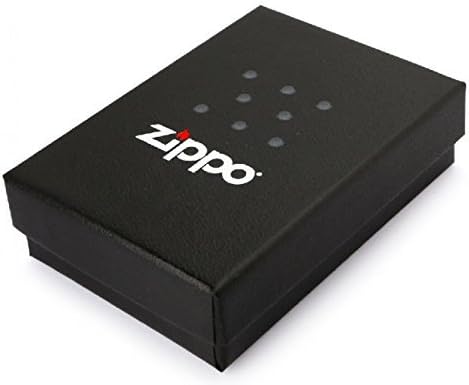Zippo Lighter: USA Flying Eagle and Flag, Engraved - High Polish Brass 80744